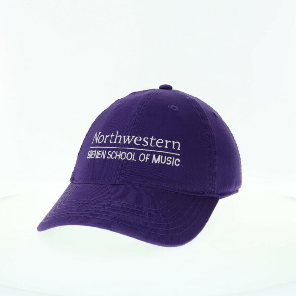 Northwestern University Wildcats Legacy Unconstructed Adjustable Purple Hat with Bienen School of Music Design