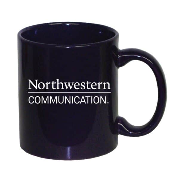 Northwestern University Wildcats 11 oz. Purple Ceramic Coffee Mug with Communications Design