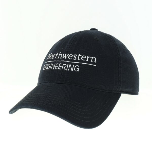 Northwestern McCormick School of Engineering Legacy Unconstructed Adjustable Black Hat