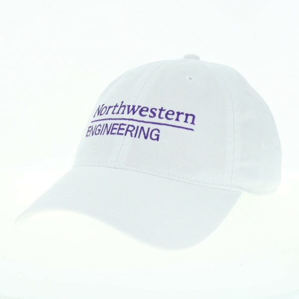 Northwestern McCormick School of Engineering Legacy Unconstructed Adjustable White Hat