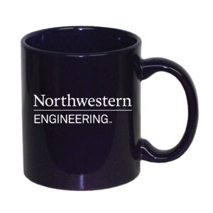 Northwestern University Wildcats 11 oz. Purple Ceramic Coffee Mug with Engineering Design