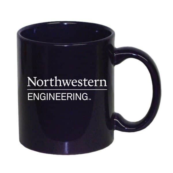 Northwestern University Wildcats 11 oz. Purple Ceramic Coffee Mug with Engineering Design
