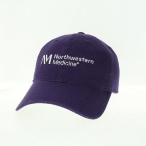 Northwestern Feinberg School of Medicine Legacy Unconstructed Adjustable Purple Hat