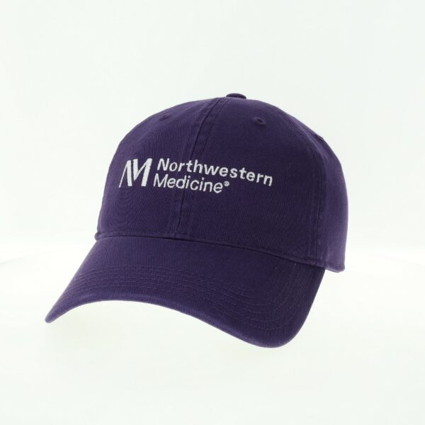 Northwestern Feinberg School of Medicine Legacy Unconstructed Adjustable Purple Hat