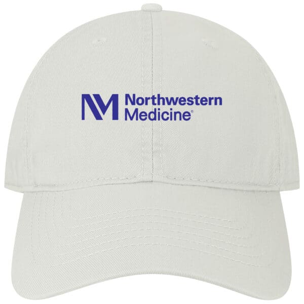 Northwestern Feinberg School of Medicine Legacy Unconstructed Adjustable White Hat