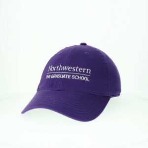 Northwestern Graduate School Legacy Unconstructed Adjustable Purple Hat
