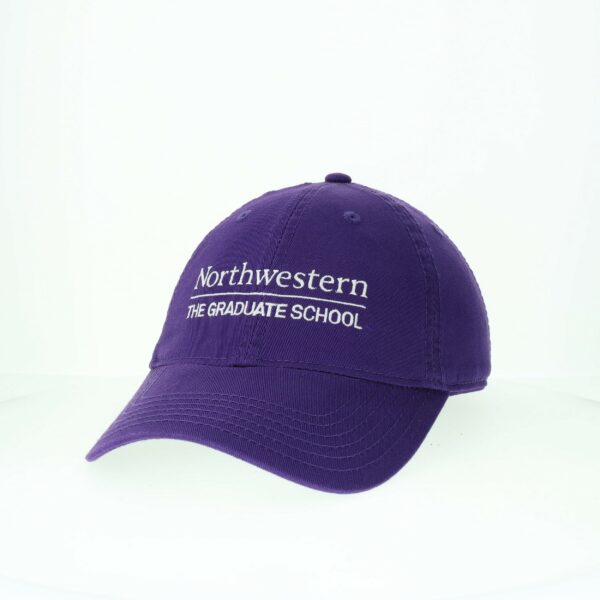 Northwestern Graduate School Legacy Unconstructed Adjustable Purple Hat