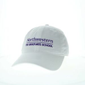 Northwestern Graduate School Legacy Unconstructed Adjustable White Hat