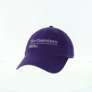 Northwestern Medill School of Journalism Legacy Unconstructed Adjustable Purple Hat