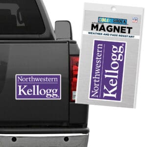 Kellogg School of Management Flexible Magnet Large Size 6.25"X11.25"