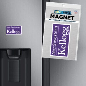 Kellogg School of Management Flexible Magnet Mini Size 1.75"X3.25"