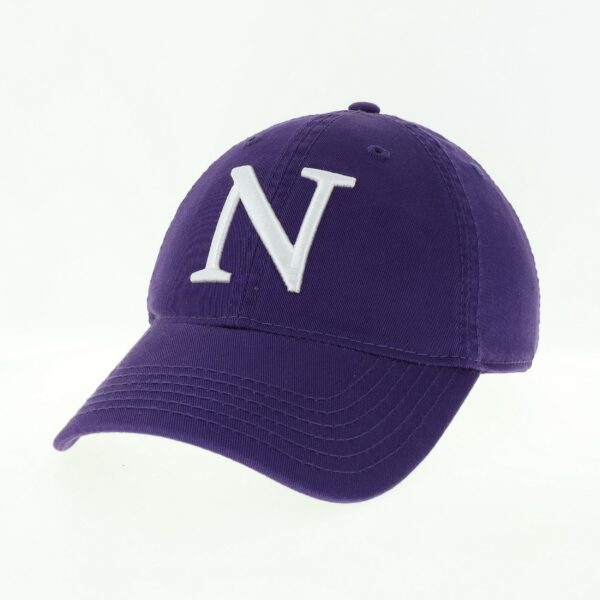 Northwestern University Wildcats Legacy Unconstructed Adjustable Purple Hat with Academic N Design