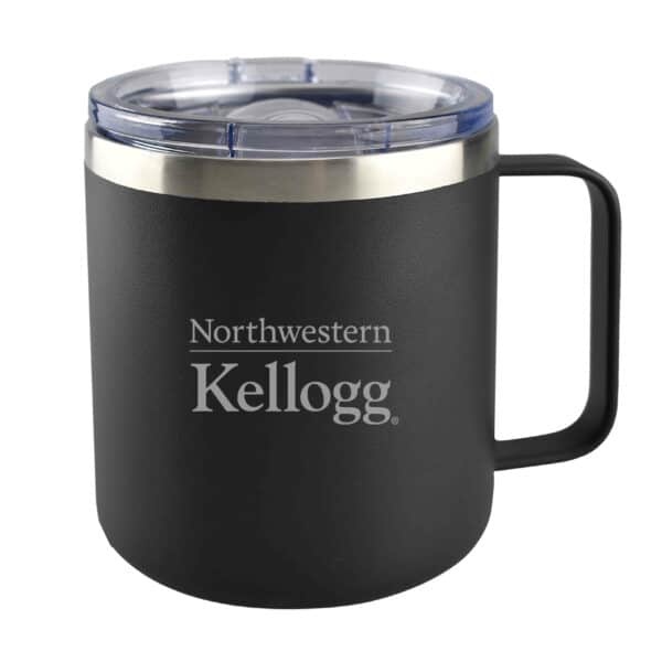 Northwestern Kellogg Laser Engraved Vacuum Insulated 14 oz. Cool Sip Coffee Mug