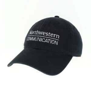 Northwestern School of Communication Legacy Unconstructed Adjustable Black Hat
