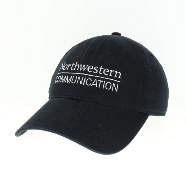 Northwestern School of Communication Legacy Unconstructed Adjustable Black Hat