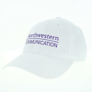 Northwestern School of Communication Legacy Unconstructed Adjustable White Hat