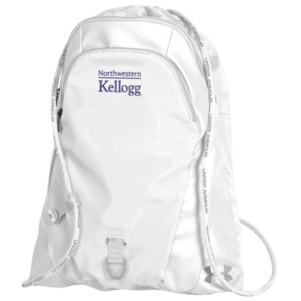 Northwestern I Kellogg Under Armour White Undeniable Sackpack 2.0