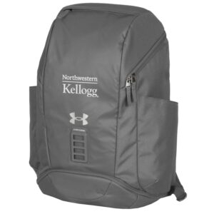 Northwestern I Kellogg Under Armour Pitch Grey Contain Backpack