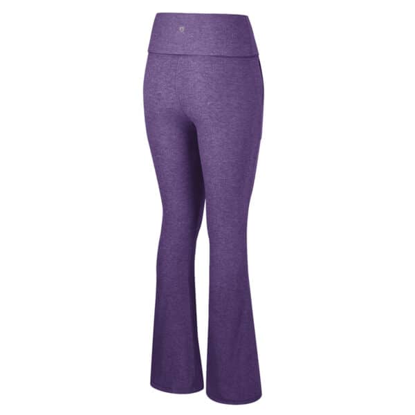 Northwestern University Wildcats Colosseum Ladies Morningside Flare Legging - Back Side