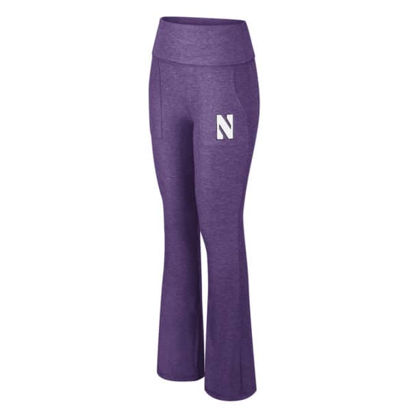Northwestern University Wildcats Colosseum Ladies Morningside Flare Legging