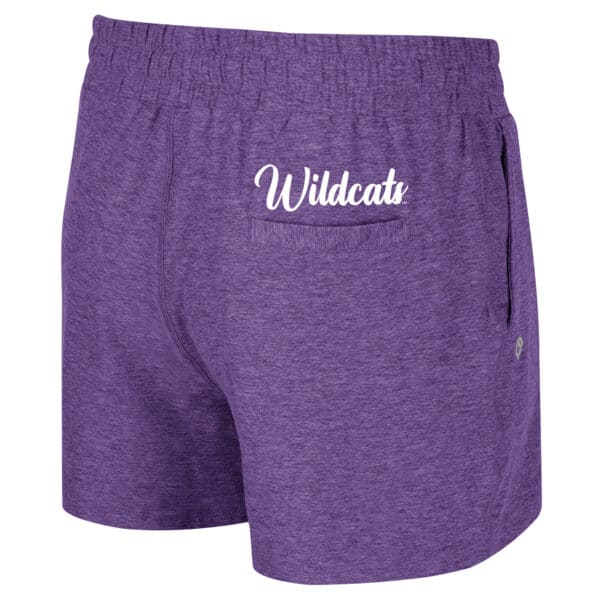 Northwestern University Wildcats Colosseum Ladies Morningside Shorts - Back Side