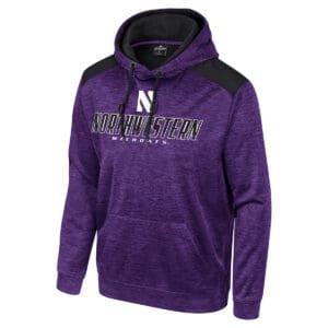 Northwestern University Wildcats Colosseum Men's Kyle Marled Hoodie