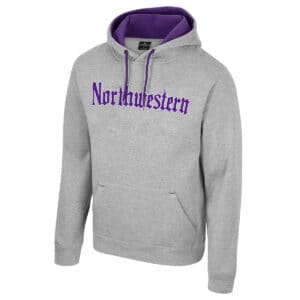 Northwestern University Wildcats Colosseum Men's Gothic Design Northwestern I'll Be Back Hoodie