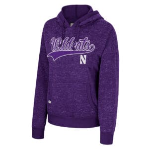 Northwestern University Wildcats Colosseum Ladies Not Too Cold Hoodie