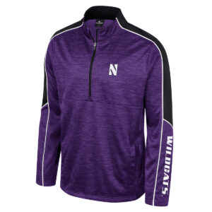 Northwestern University Wildcats Colosseum Men's Kyle Marled 1/2 Zip