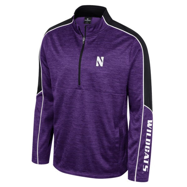 Northwestern University Wildcats Colosseum Men's Kyle Marled 1/2 Zip