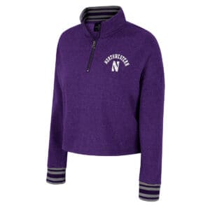 Northwestern University Wildcats Colosseum Ladies Isn'T She Lovely 1/4 Zip