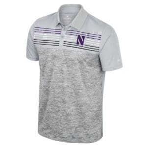 Northwestern University Wildcats Colosseum Men's Cybernetic Polo