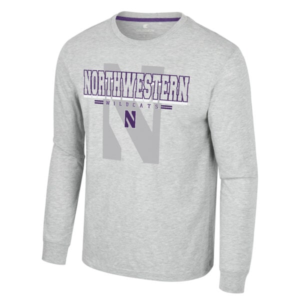 Northwestern University Wildcats Colosseum Men's Hasta La Vista L/S Tee