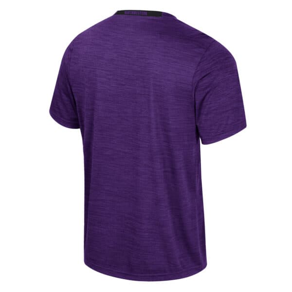 Northwestern University Wildcats Colosseum Men's Wright S/S Tee - Back Side