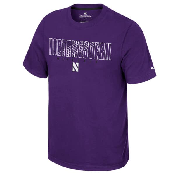 Northwestern University Wildcats Colosseum Men's Resistance S/S Tee