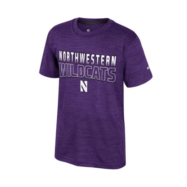 Northwestern University Wildcats Colosseum Youth Creative Control S/S Tee
