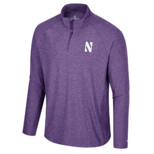 Northwestern University Wildcats Colosseum Men's Skynet 1/4 Zip