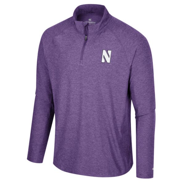 Northwestern University Wildcats Colosseum Men's Skynet 1/4 Zip
