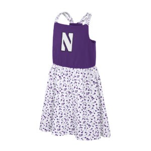 Northwestern University Wildcats Girls Robin Floral Dress