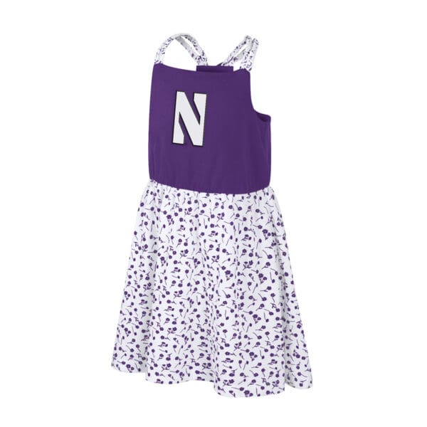 Northwestern University Wildcats Girls Robin Floral Dress