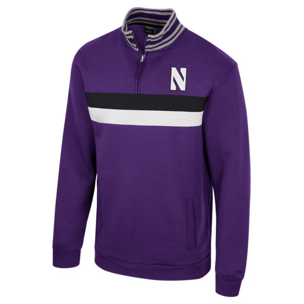 Northwestern University Wildcats Colosseum Men's What We Make Purple 1/4 Zip