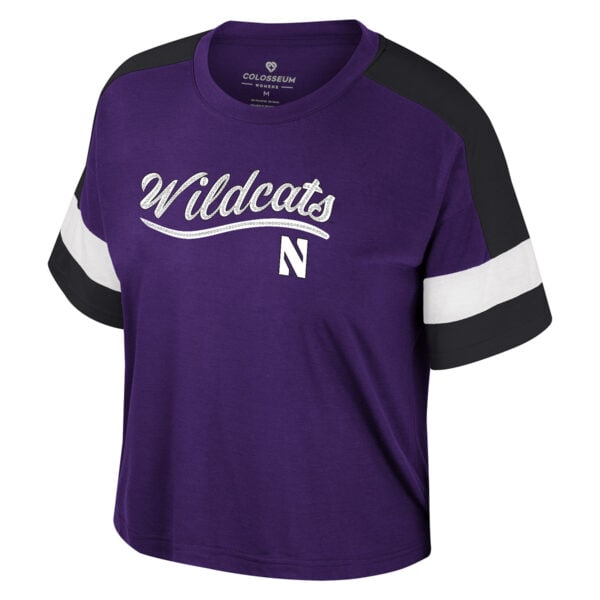 Northwestern University Wildcats Colosseum Girls The Diamond Purple S/S Tee