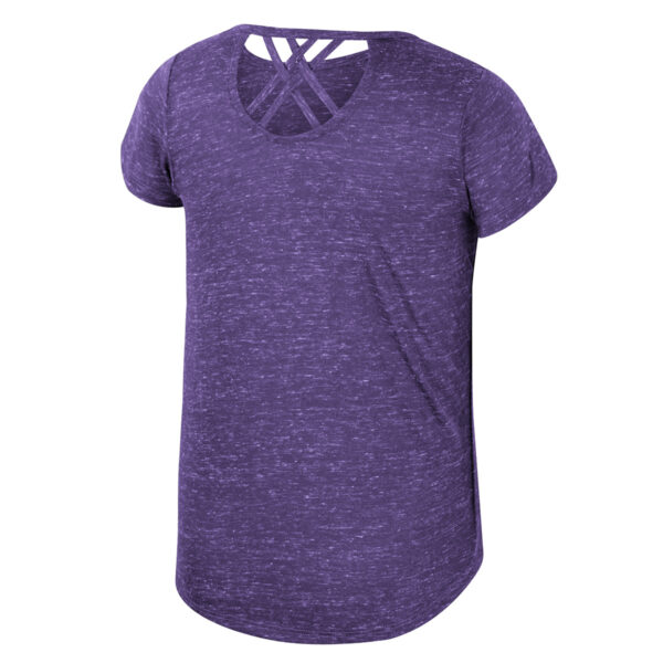 Northwestern University Wildcats Colosseum Toddler Girls Star Court S/S Tee_Back