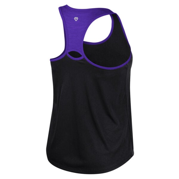 Northwestern University Wildcats Colosseum Ladies Black Marina Tank-Black