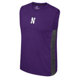 Northwestern University Wildcats Colosseum Men's Smach Talk Purple Sleeveless Tee