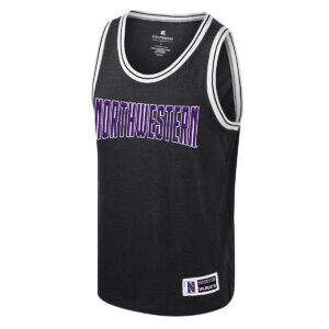 Northwestern University Wildcats Colosseum Men's Black Shooting Tank