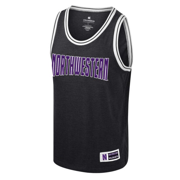 Northwestern University Wildcats Colosseum Men's Black Shooting Tank