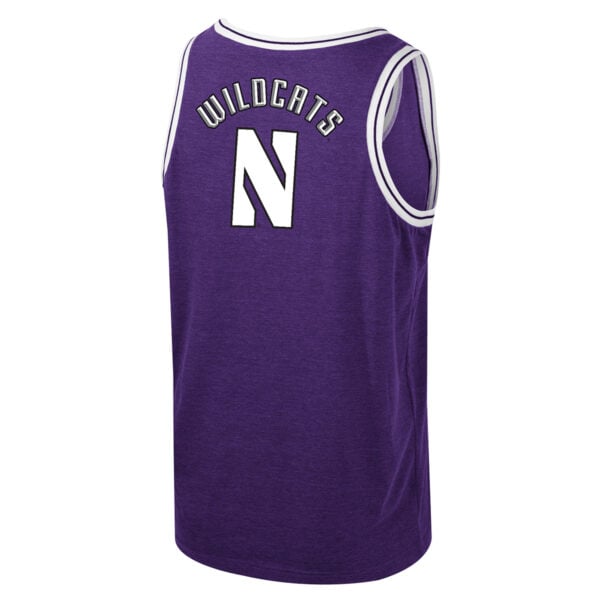 Northwestern University Wildcats Colosseum Youth Purple Shooting Tank-back