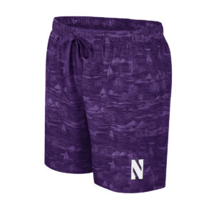 Northwestern University Wildcats Colosseum Men's Ozark Purple Swim Short
