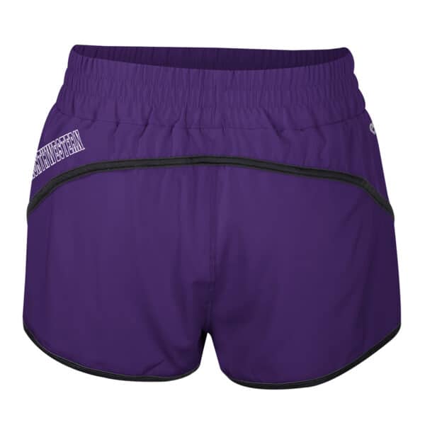 Northwestern University Wildcats Colosseum Women's Marina Woven Purple Shorts-Back